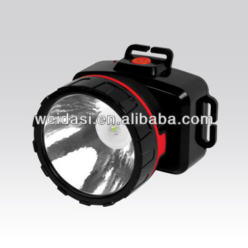 Schwarzes ABS-Plastik-LED-Caplight mit justierbarem Band, Schock-Beweis
